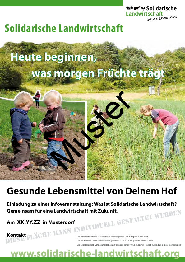Poster "Ankündigung" - Für Nicht-Mitglieder